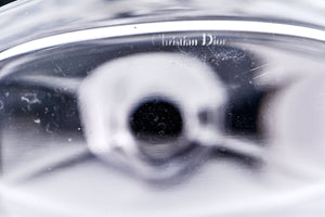 Christian Dior Sterling Logo Decanter