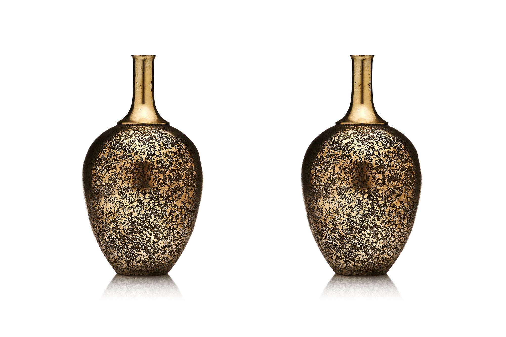 Cast Brass Vases