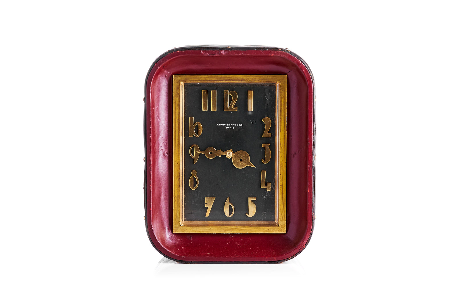 Kirby Beard & Co., Tacked Leather Clock