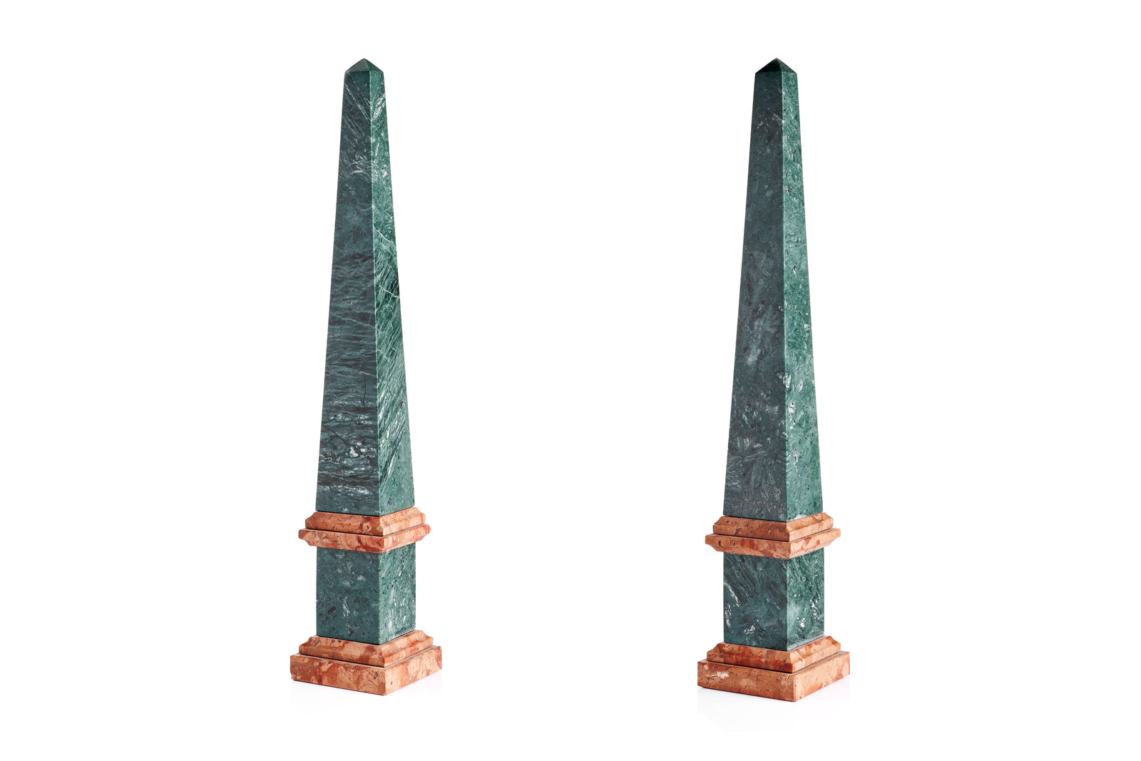 Marble Obelisks, Pair
