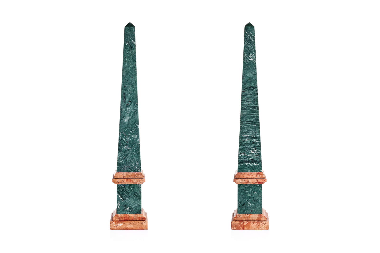 Marble Obelisks, Pair