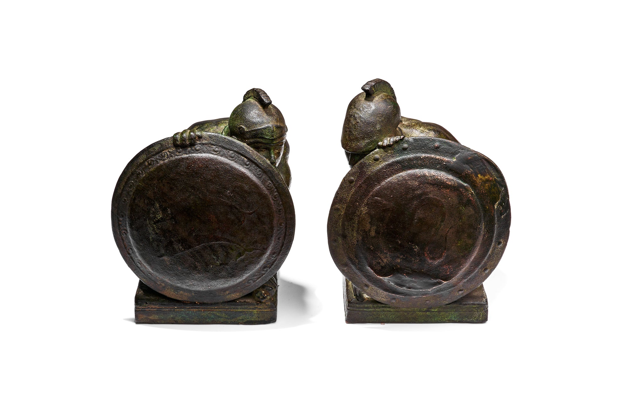 Bronze Roman Soilder Bookends