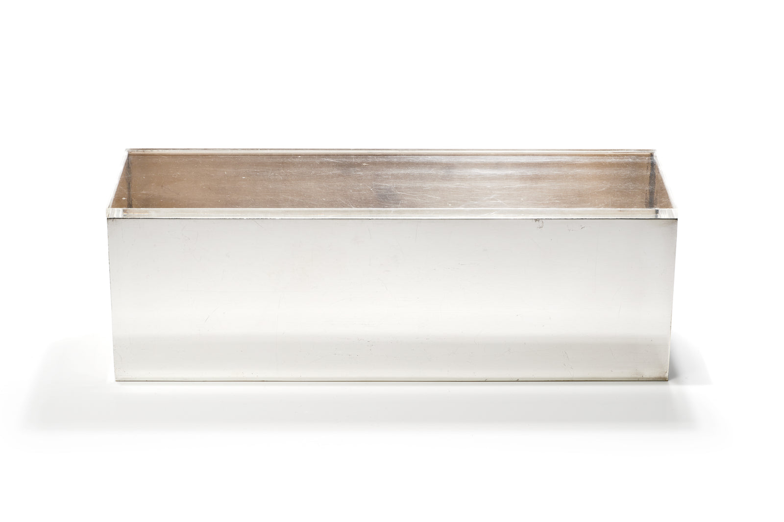 French Lucite & Silver Box