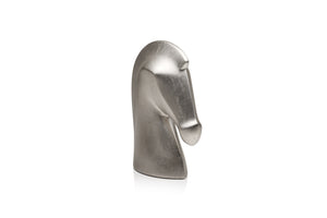 Hermes Horse Paperweight, Silver Foil