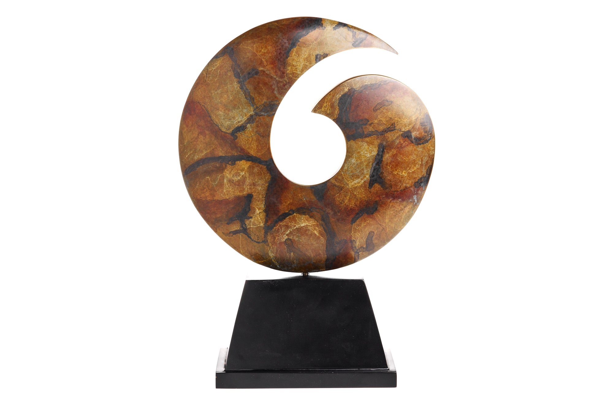 Bronze Spiral Sculpture, John Mowen
