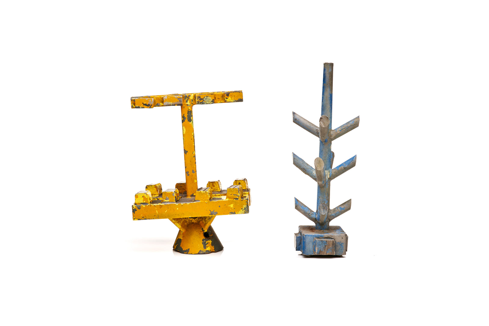 Pair of Assemblage Sculptures