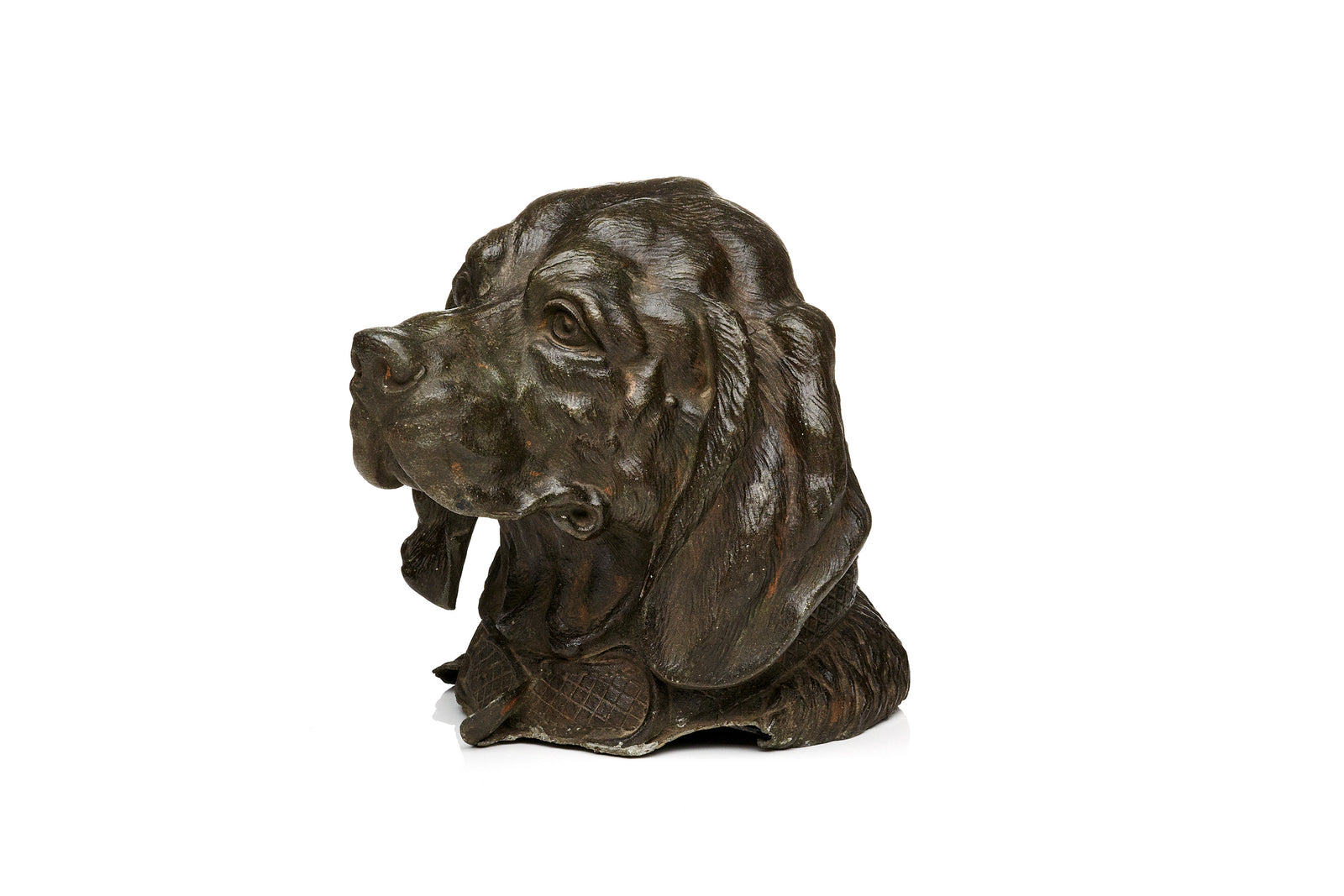 Bronze Dog Sculpture