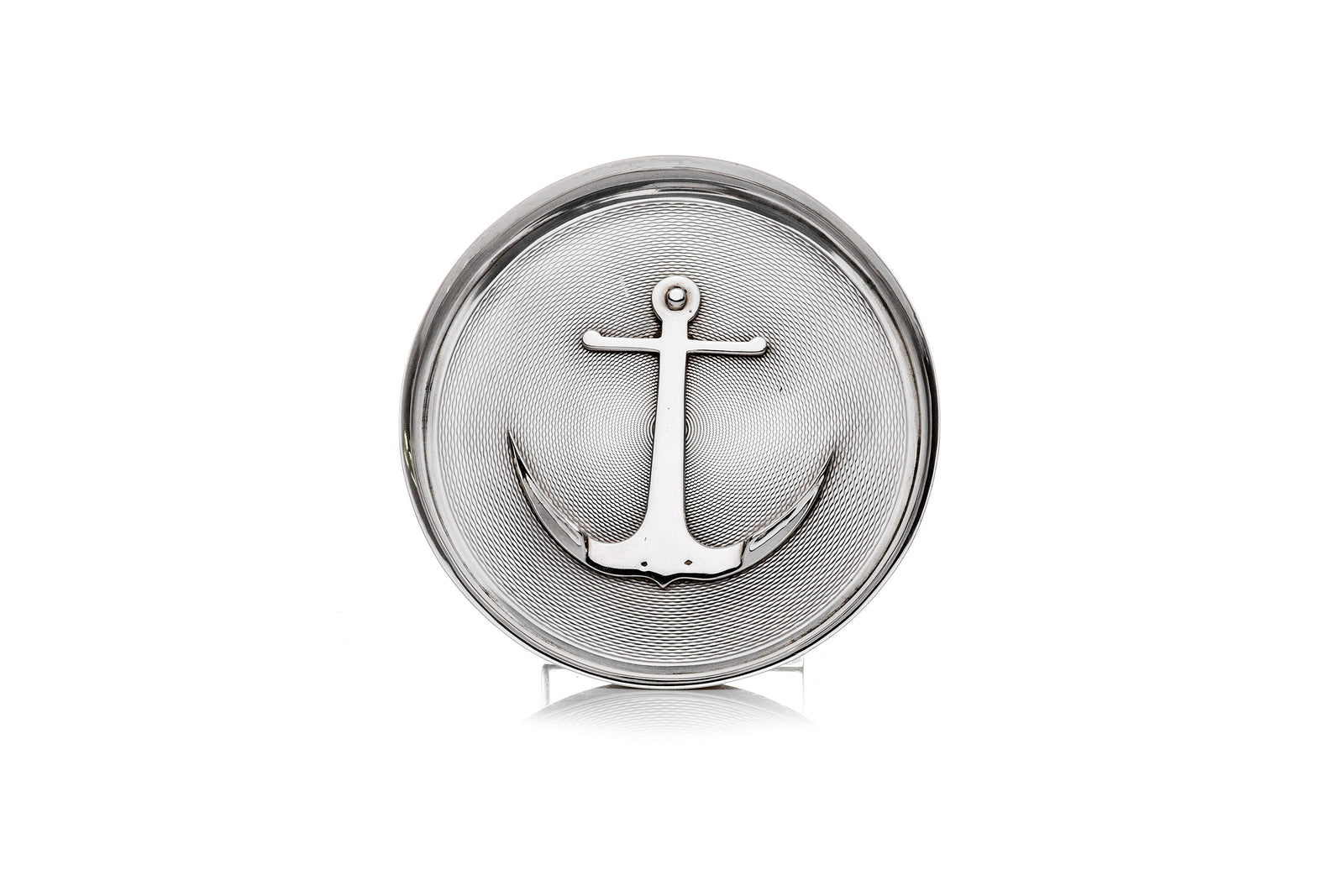 Hermes Sterling Anchor Coaster