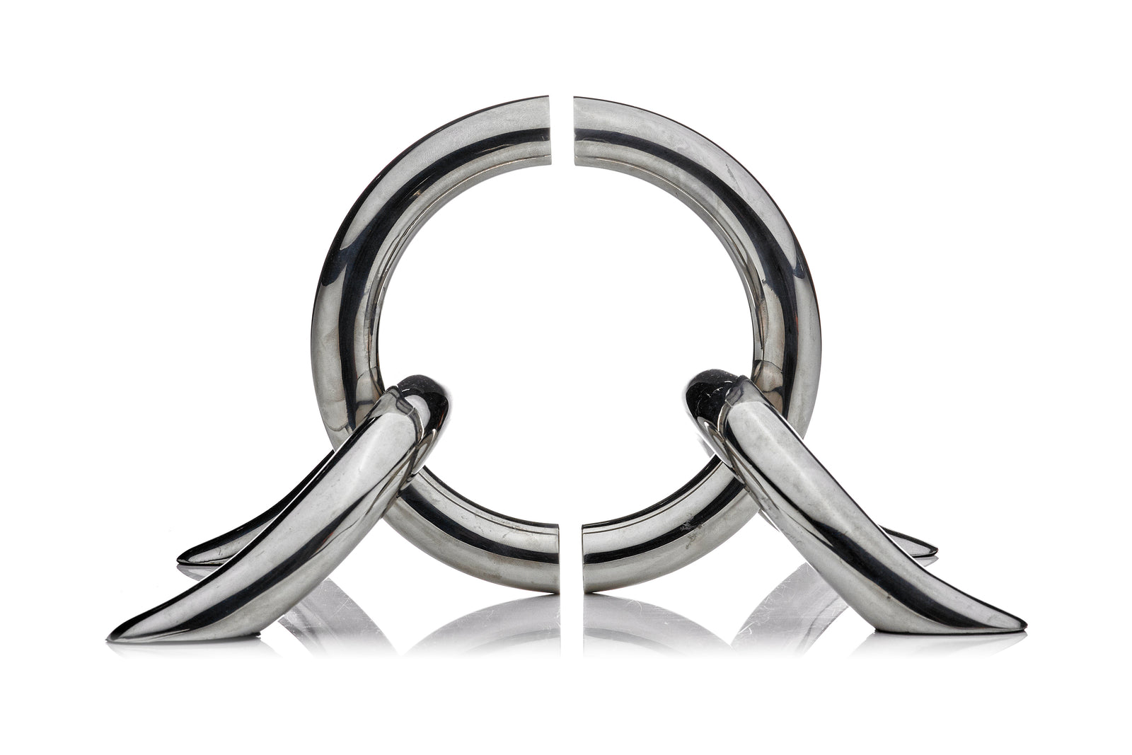 Chromed Steel Bookends