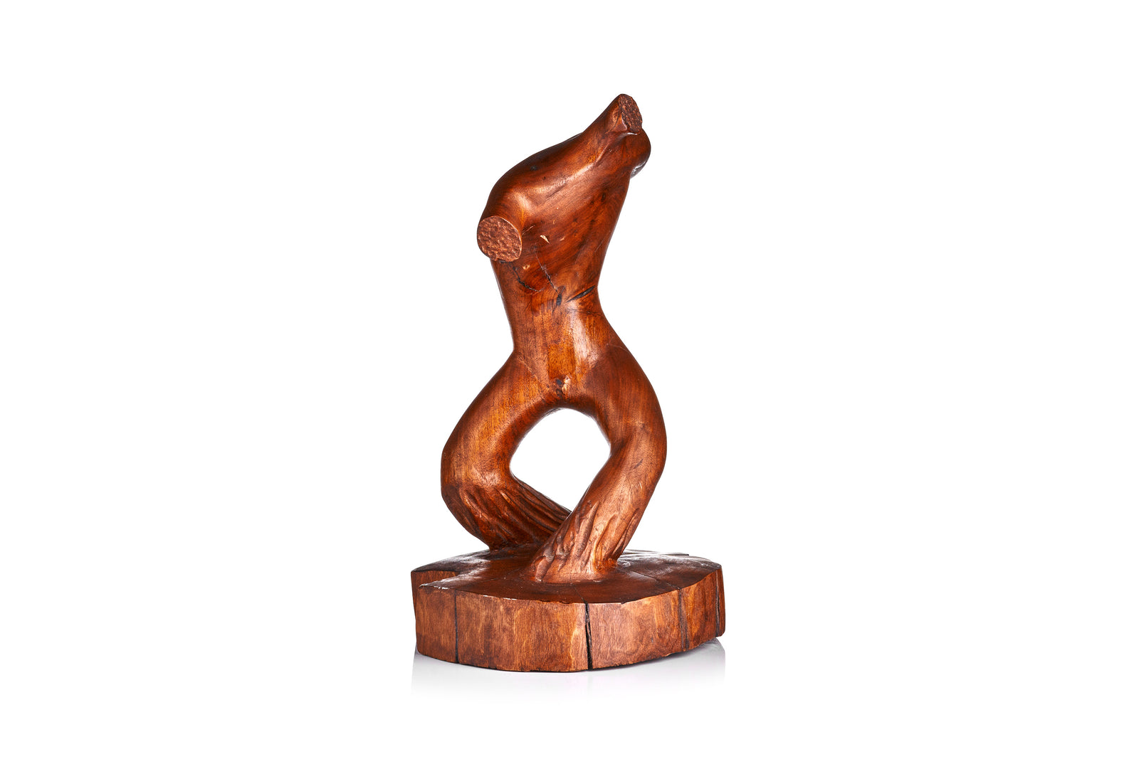 Biomorphic Wood Sculpture