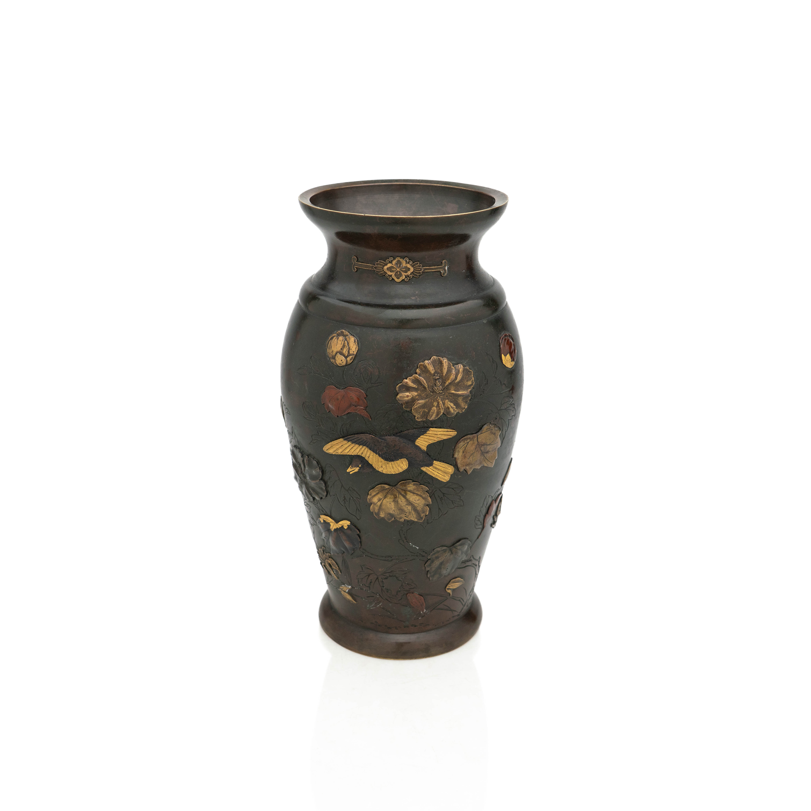 Japanse Bronze Vase, Meiji-Era