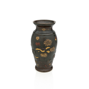 Japanse Bronze Vase, Meiji-Era