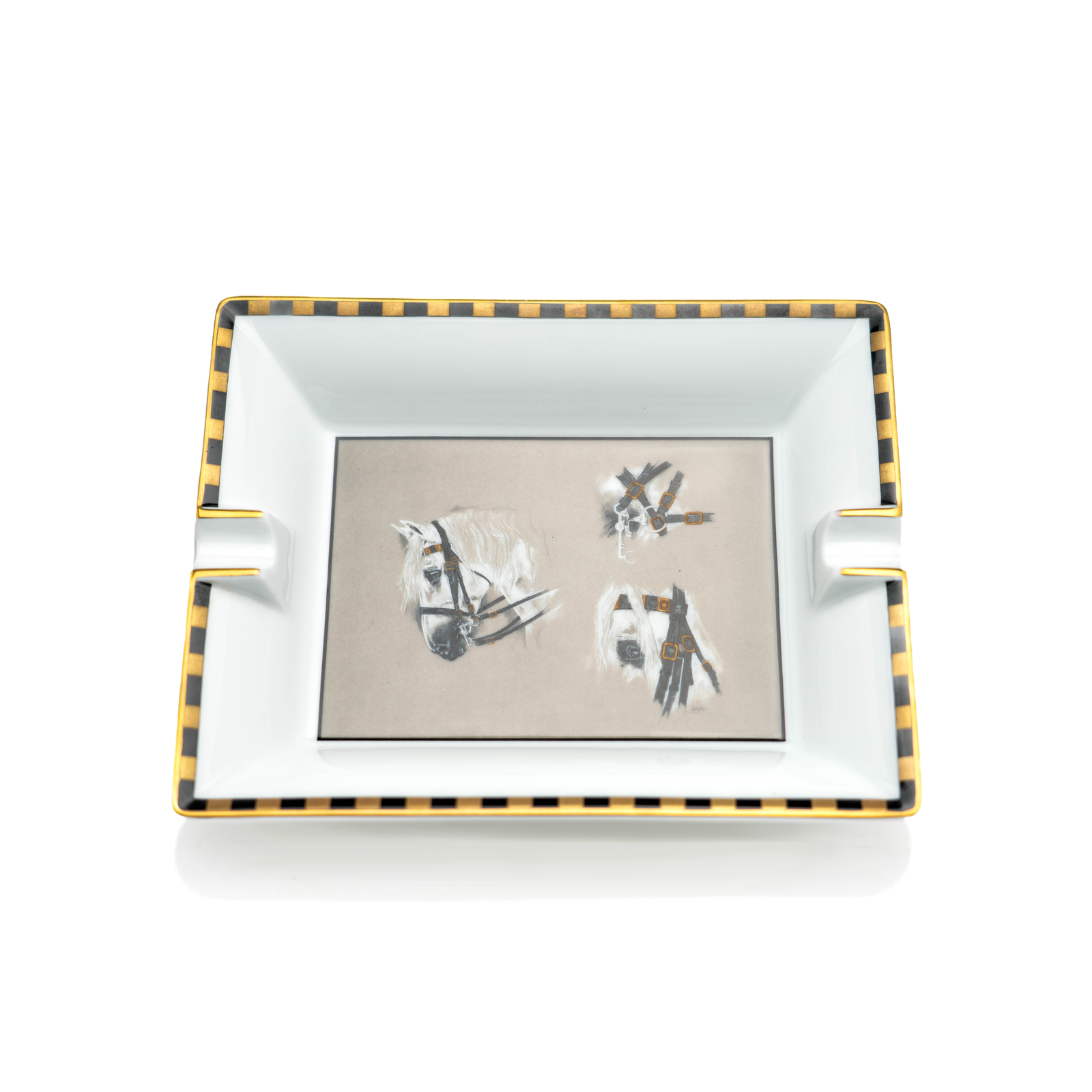 Hermes Ashtray, Equestrian