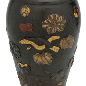 Japanse Bronze Vase, Meiji-Era