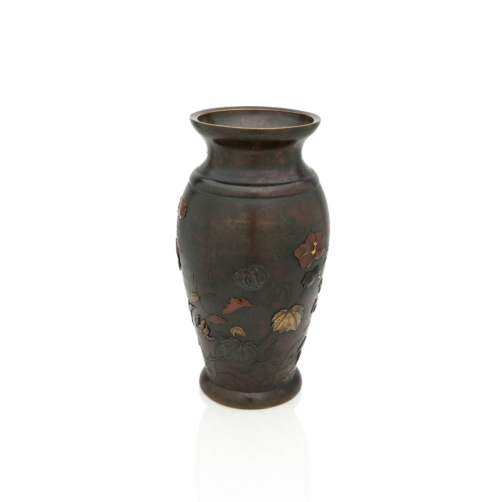 Japanse Bronze Vase, Meiji-Era