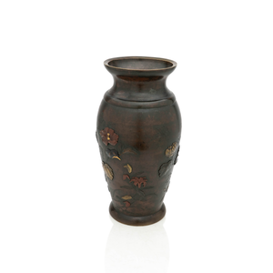 Japanse Bronze Vase, Meiji-Era