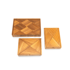 Marquetry Geometric Boxes