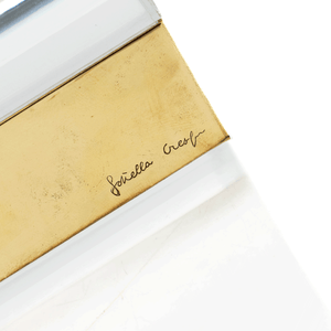 Gabriella Crespi Lucite & Bronze Box