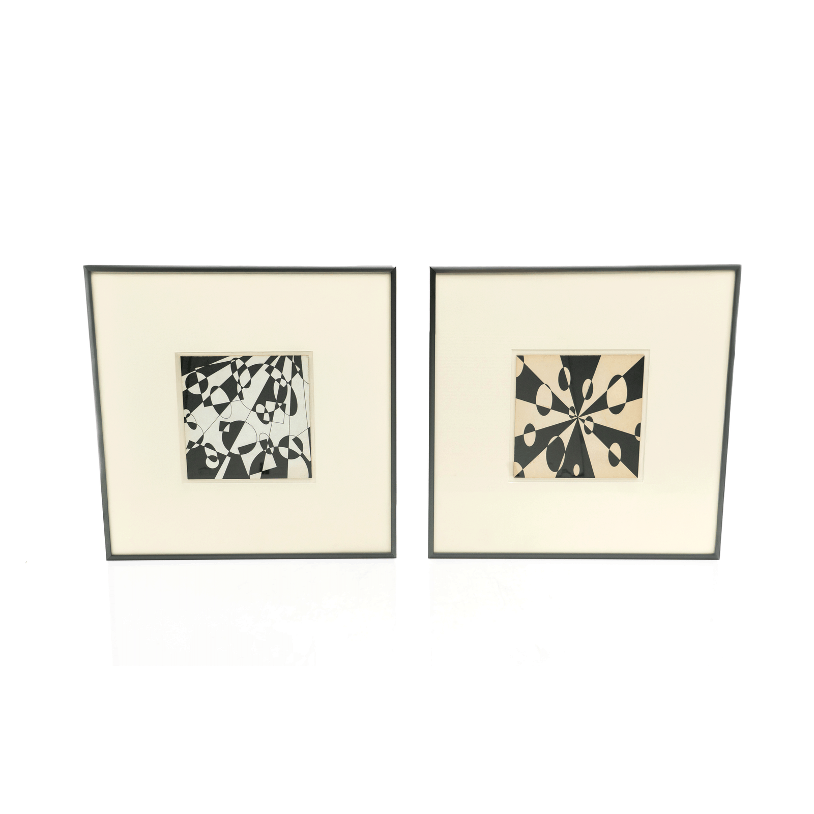 Op-Art Drawings, Pen & Ink