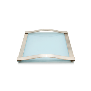 Christofle Tray Glass & Silver plate 1970's
