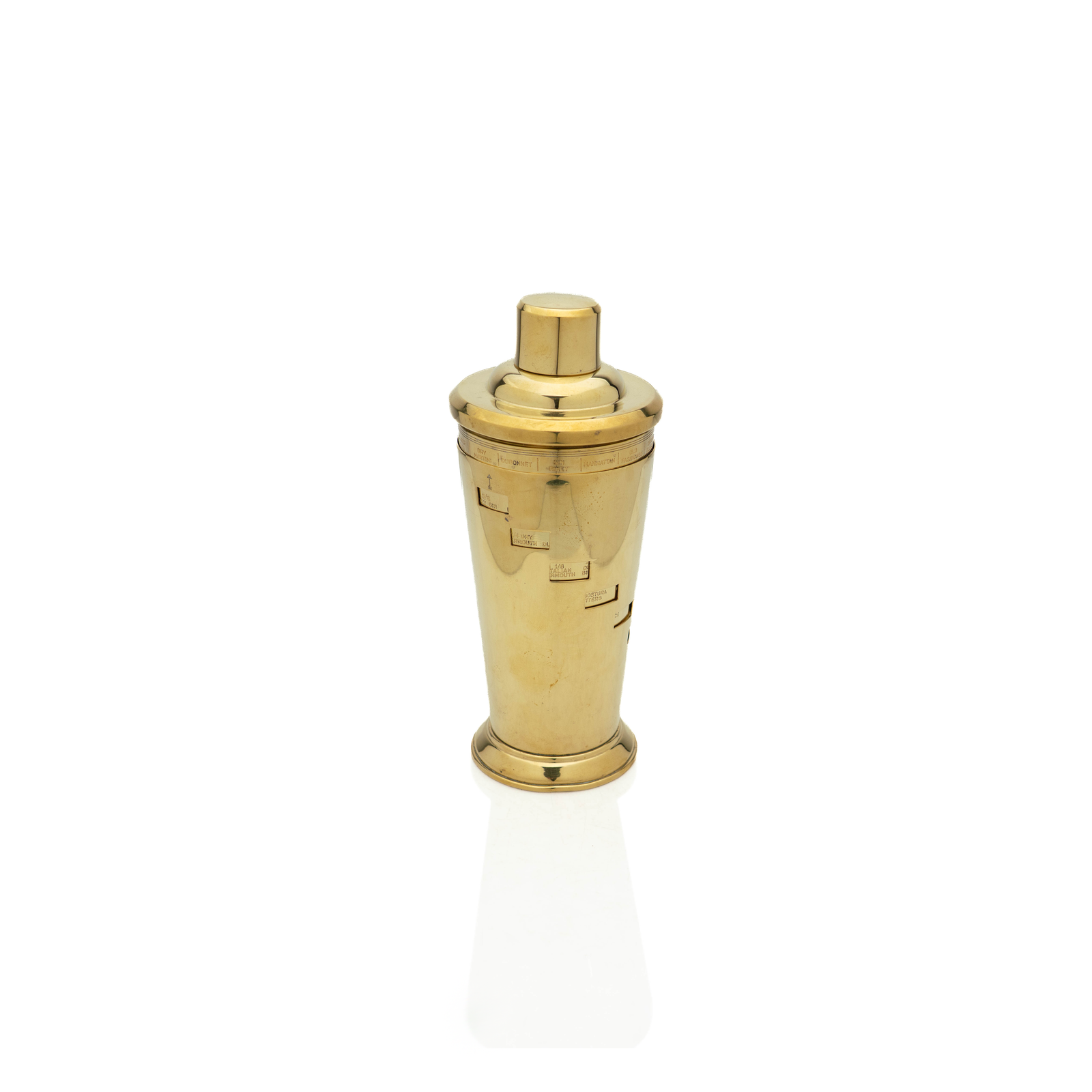'Recipe' Cocktail Shaker, Italian
