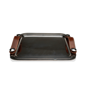 Hermes Tray, Leather Handles