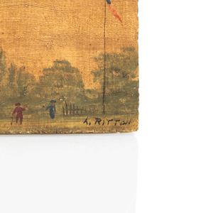 Hot Air Ballon Painting, 19th c.