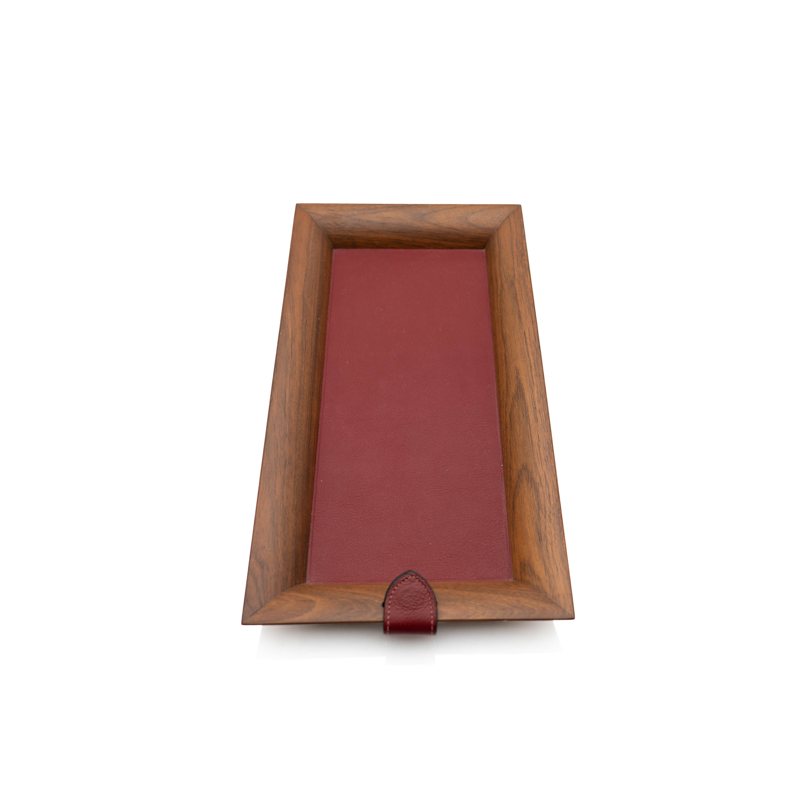 Hermes Leather & Wood Tray
