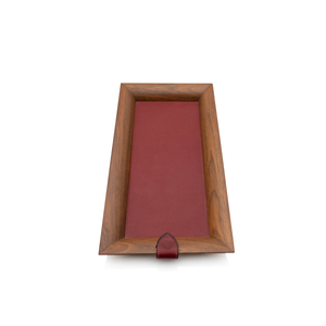 Hermes Leather & Wood Tray