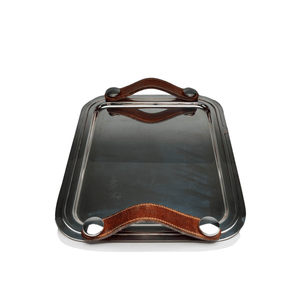 Hermes Tray, Leather Handles