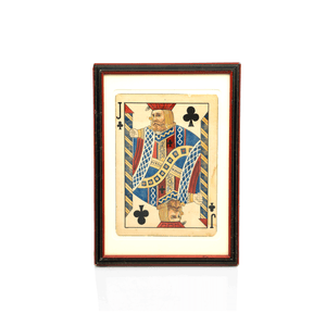 Oversized Hand-Painted Playing Card