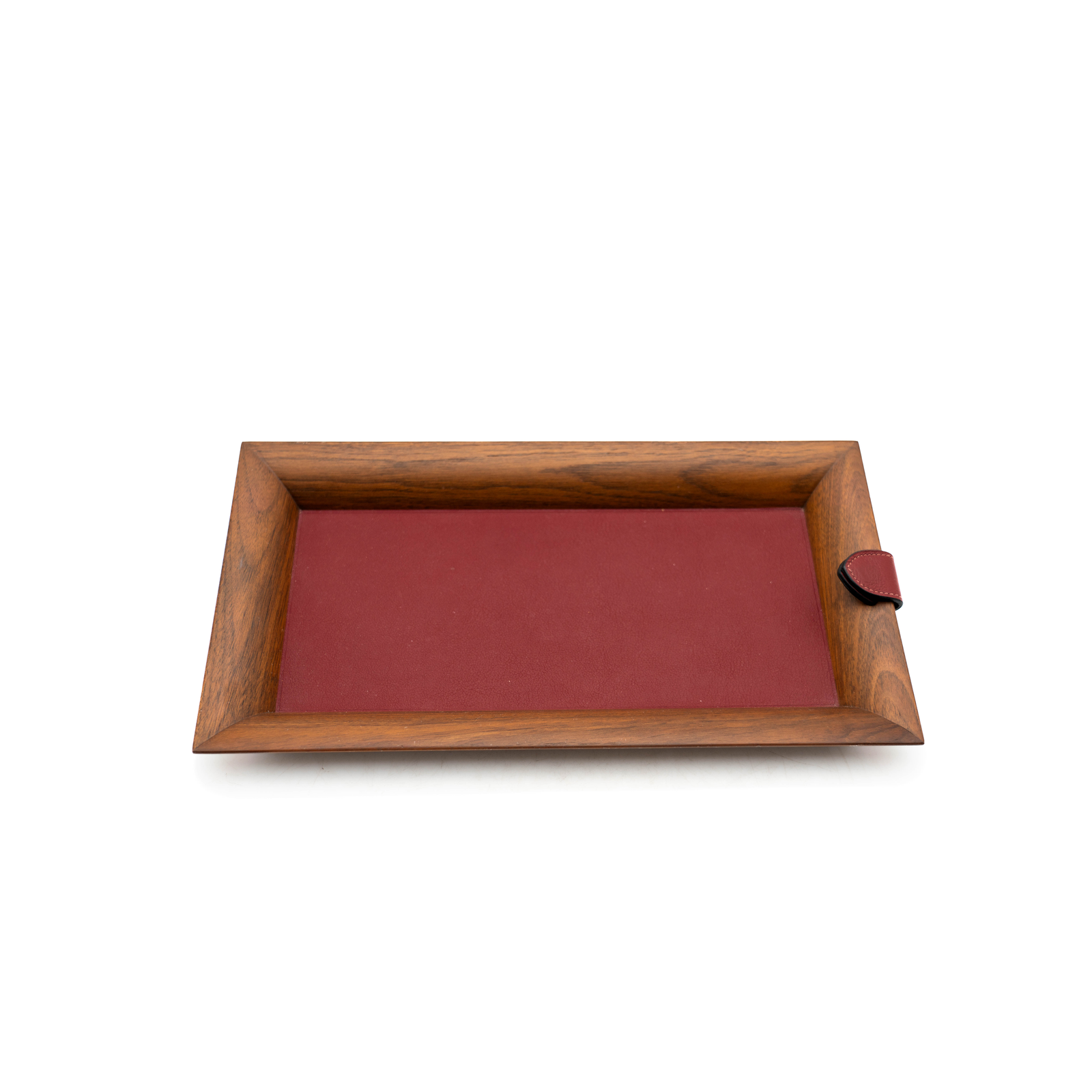 Hermes Leather & Wood Tray