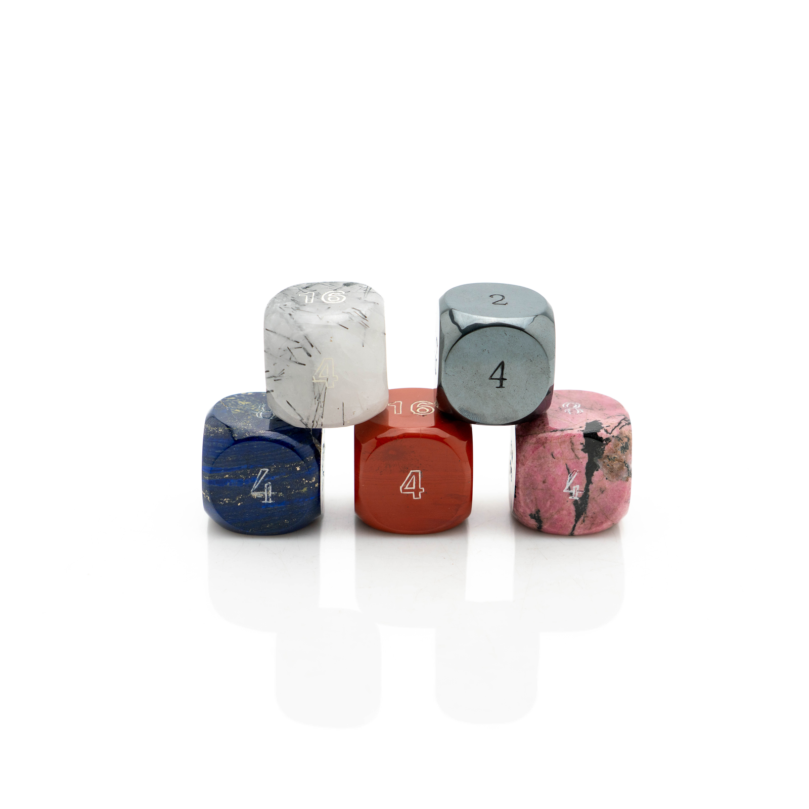 French Hardstone Dice, 1950s