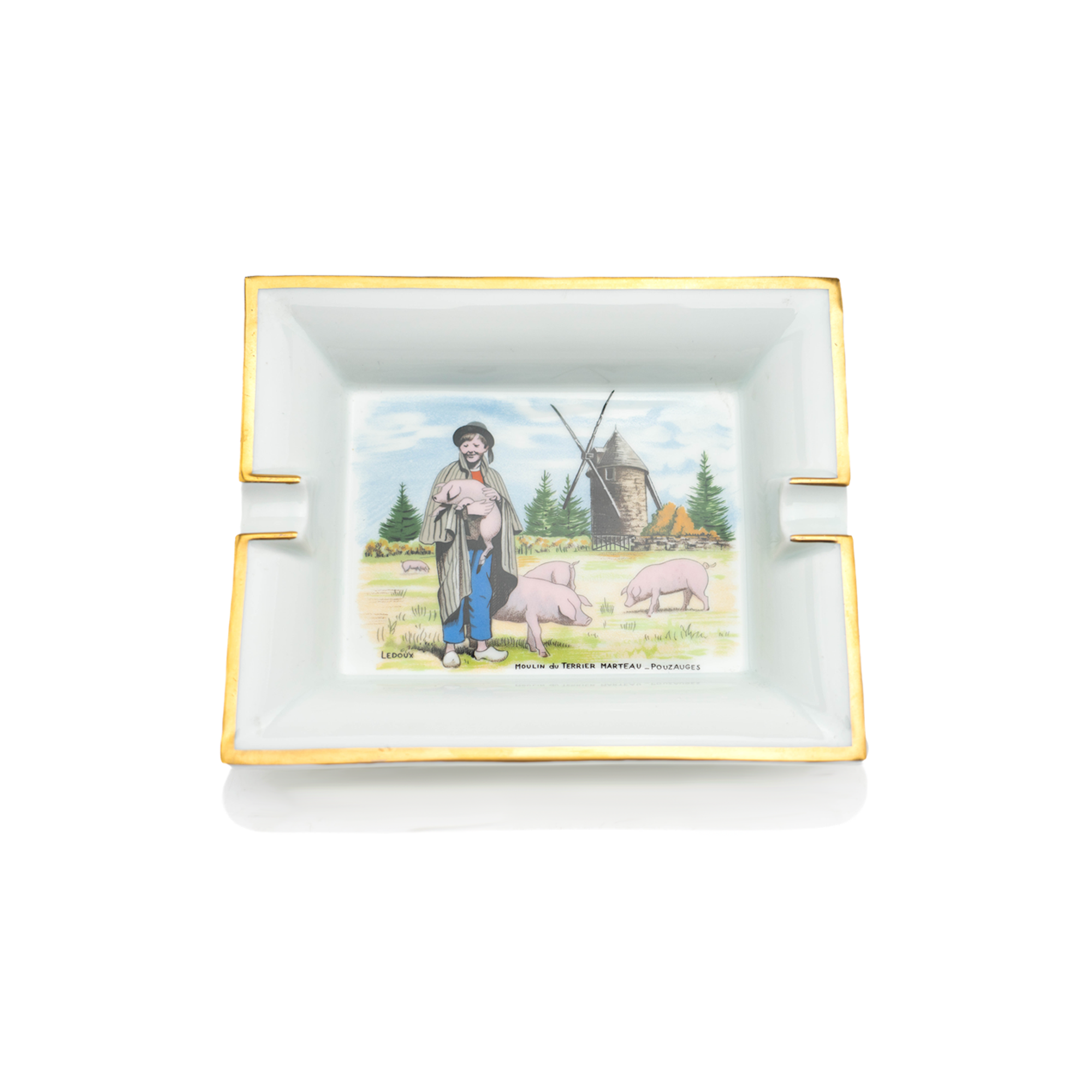 Hermes Ashtray, 'Pork Company Commission'