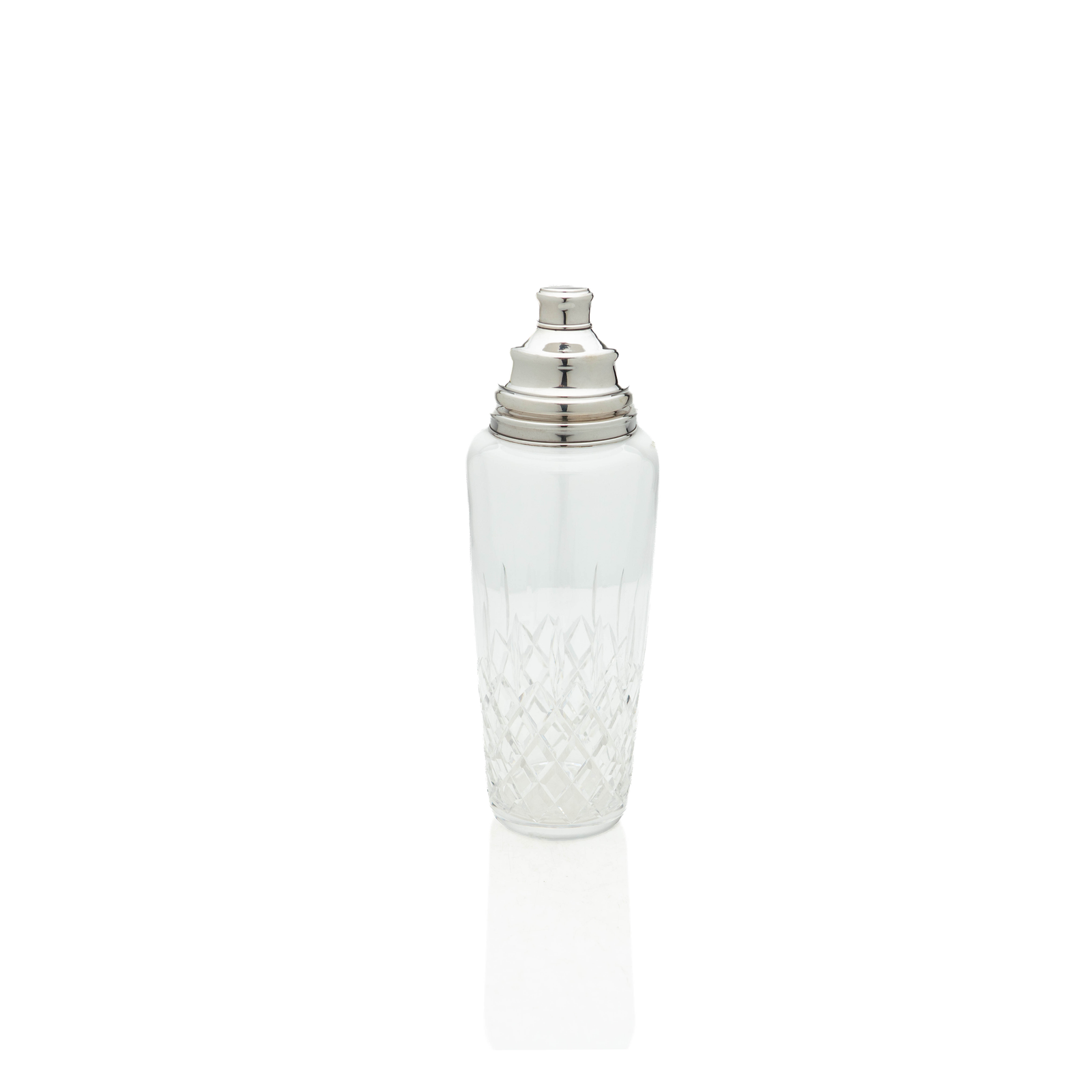 Hawkes Crystal & Sterling Cocktail Shaker