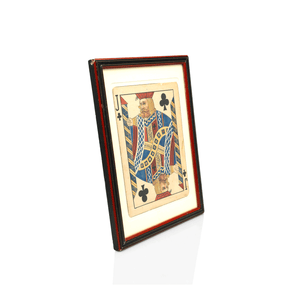 Oversized Hand-Painted Playing Card