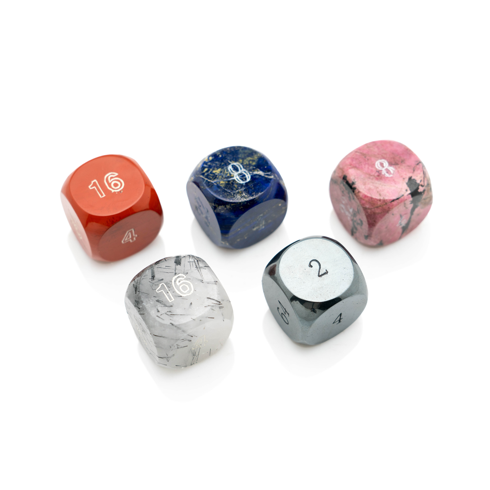 French Hardstone Dice, 1950s