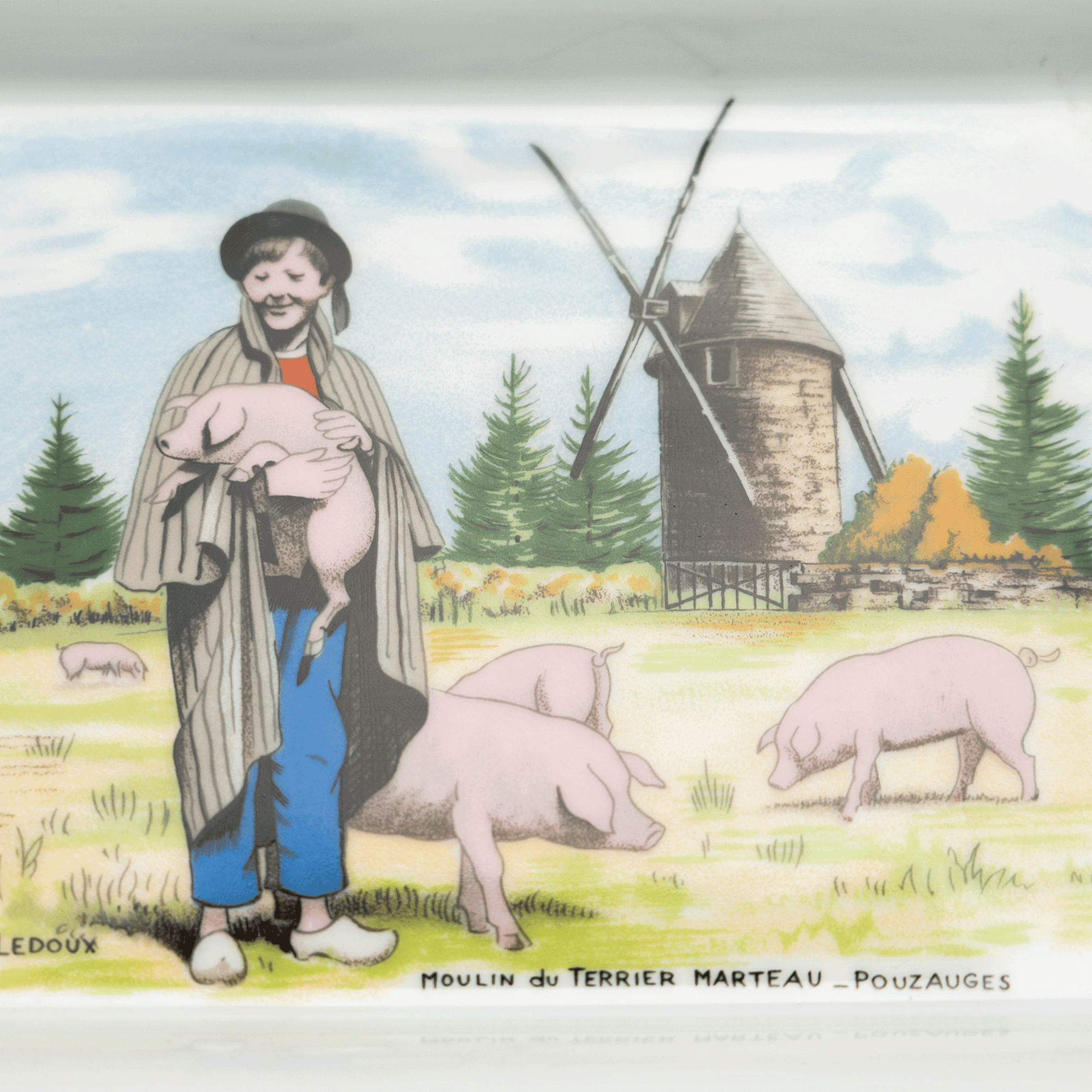 Hermes Ashtray, 'Pork Company Commission'