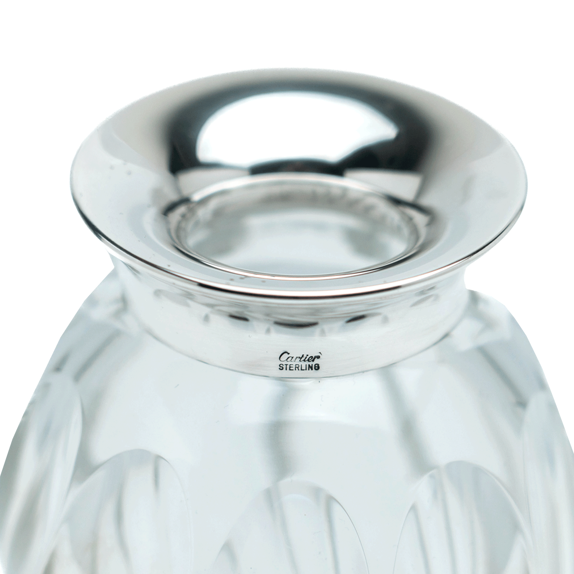 Cartier Sterling Vase