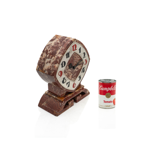 French Marble Deco Clock
