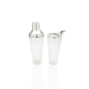 Christofle Crystal Shaker & Pitcher Set