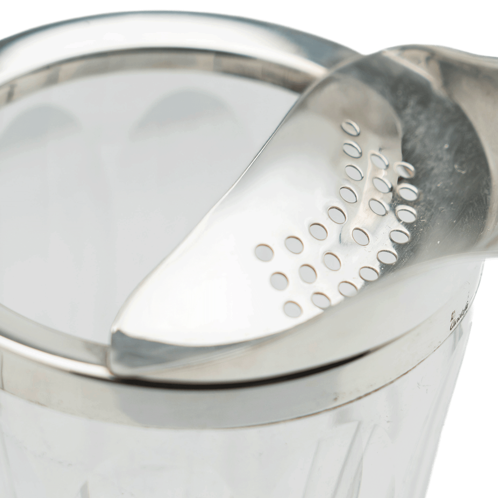 Christofle Crystal Shaker & Pitcher Set