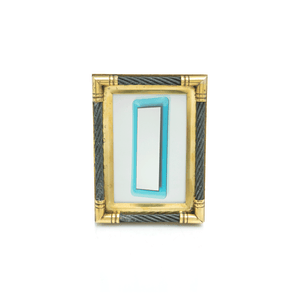 Gilt-Brass & Cable Picture Frame