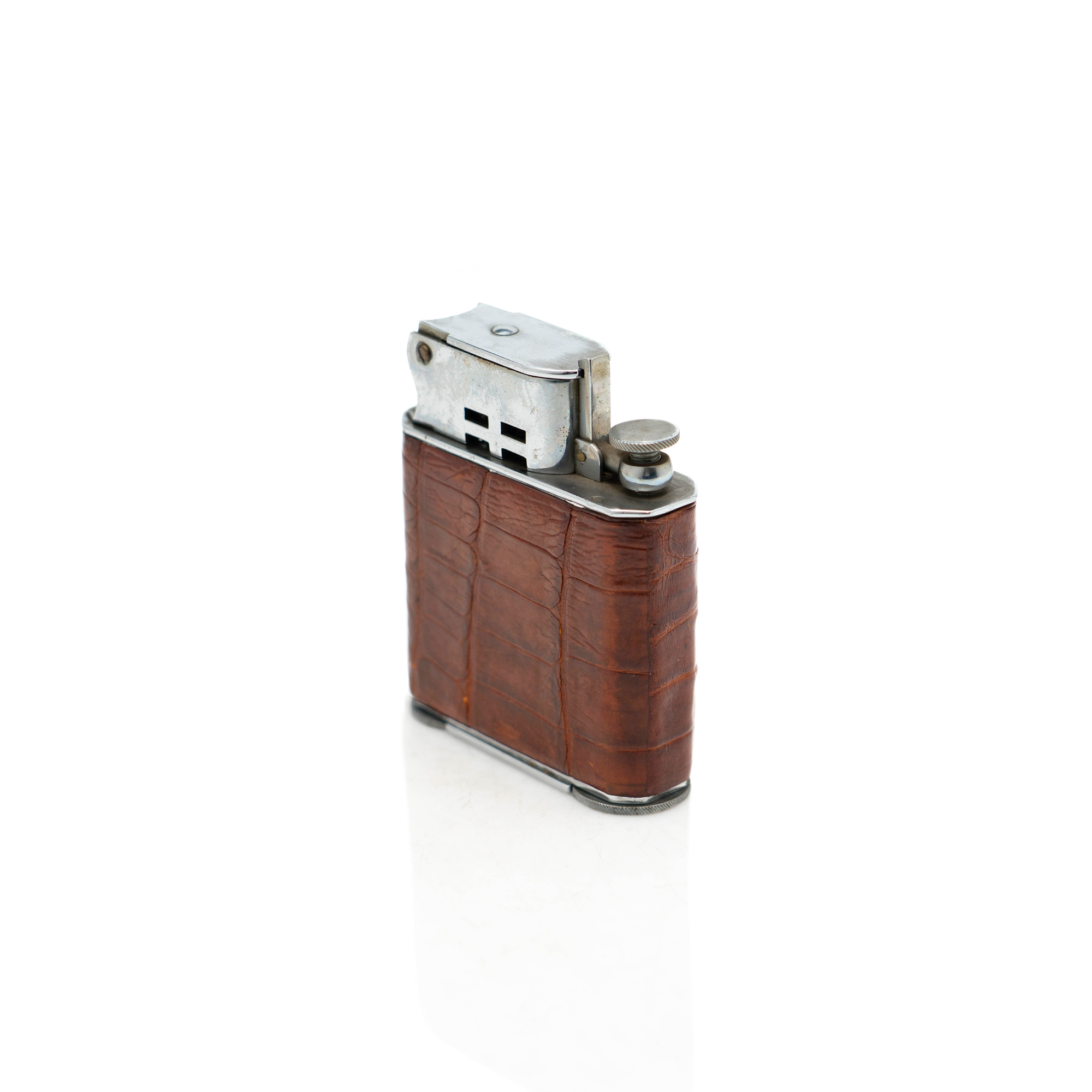 French Alligator Table Lighter, 1940s