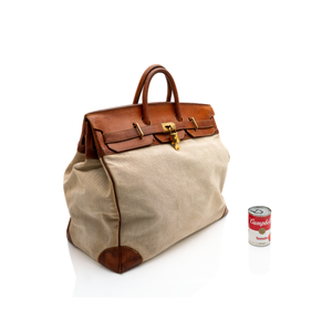 Hermes HAC Canvas & Leather, 50cm