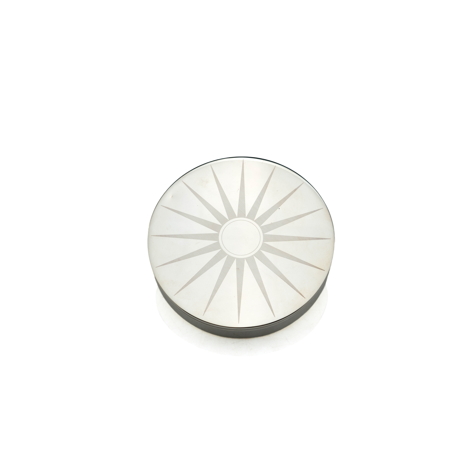 Hermes Sundial Silver Box