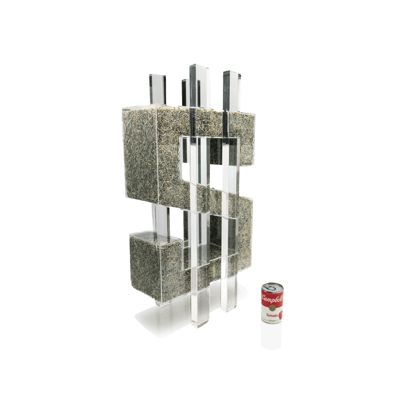 Lucite Shredded Money Sign