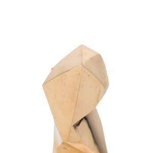 Bronze Faceted Sculpture