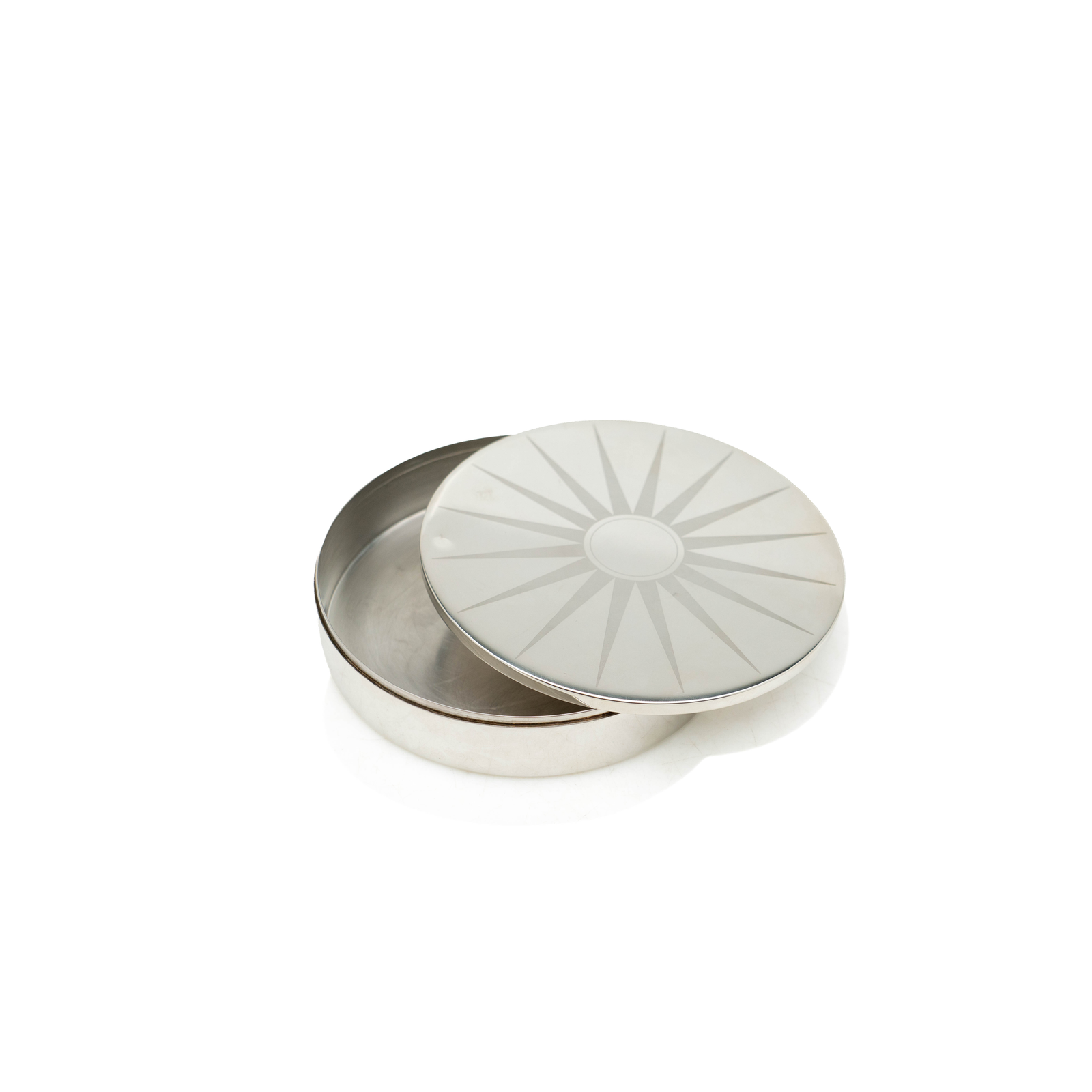 Hermes Sundial Silver Box