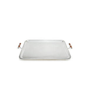 Christofle Tray, Enamel Handles